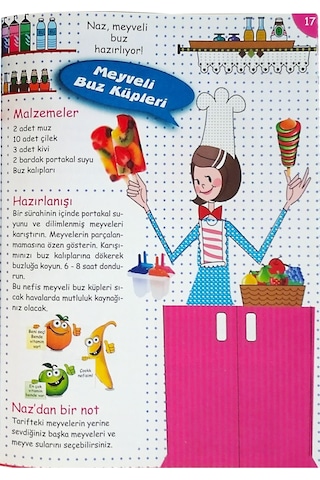 Küçük Aşçı Cerenin Mutfağı Hikaye Kitabı