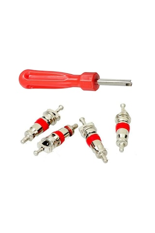 Lasonstiges 5 Adet Lastik Vana Çekirdek Sökme Araçları Set Vana Çekirdek Anahtarı Tornavida Galvanizli Vana Bakır Lastik Tamir Aracı Çekirdek Kiti