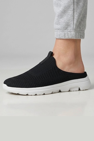 In Step Urban-flex Esnek Tabanlı Ultra Hafif Ortopedik Medikal Hulluks Topukdikeni Kadın Siyah Yürüyüş Terli