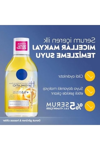 Aydınlatıcı Makyaj Temizleme Suyu 400 Ml Ovalama Gerektirmeyen