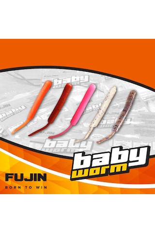 Fujin Baby Worm 5.2 CM Floating LRF Silikonu