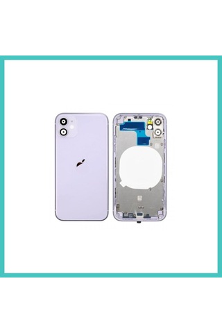 Ny Joy Apple iPhone Uyumlu 11 Uyumlu  Boş Kasa Mor Nyjoybz