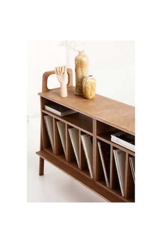 Woodesk Scala, Ahşap, Konsol Ve Raf Sistemi, 190x90, Tik Renk