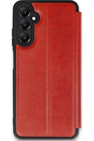 Cosmotex Newface Samsung Galaxy Uyumlu A35 5g Kılıf Flip Cover - Kırmızı