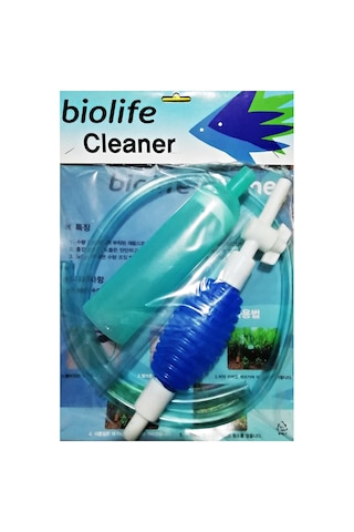 Biolife Vanalı Akvaryum Dip Sifonu Süpürgesi Temizleyici 170 CM