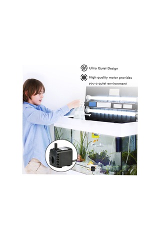 Water Strider 600 L -h 8 W Akvaryum Masaüstü Fıskiyeleri Dalgıç Su Pompası