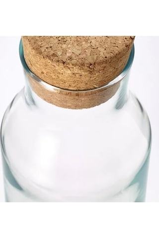 Sumuhome 365+ Mantar Kapaklı Sürahi Karaf Cam 1lt