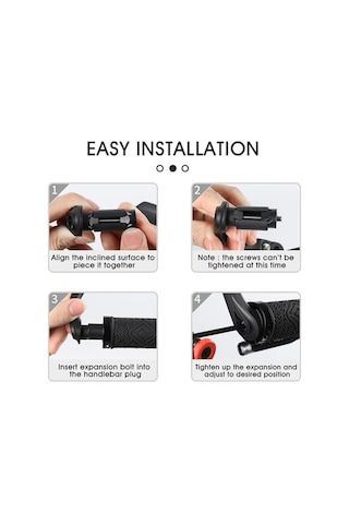 Trendooze Homyl Universal Bisiklet Dikiz Aynası, Uzun Montaj İçin