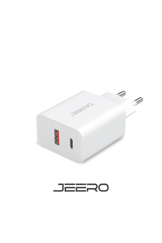 Jeero Compact 20w Usb + Type-c Çıkışlı 3.0a Hızlı Şarj Başlığı Şa