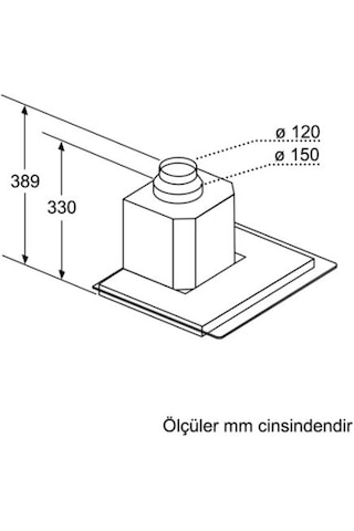 Bosch DWG66CD20T Duvar Tipi 60 CM Davlumbaz