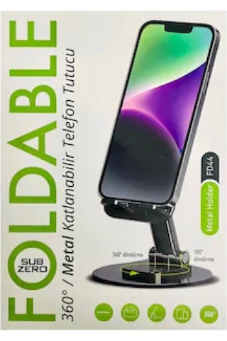 Subzero Fd44 Metal Masa Üstü Tablet Telefon Standı 360 Hareketli