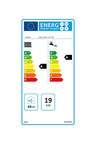 Vaillant ecoTEC 236/7-2 Pure 19/23 Kw 17.000K Tam Yoğuşmalı Kombi