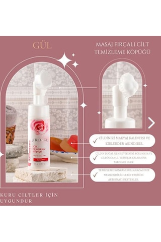 Larossa Gül Özlü Kuru Ciltler İçin Yüz Temizleme Köpüğü 150 ML