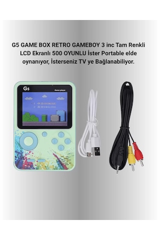 Northcity G5-ateri Mini Oyun Konsolu: 3 İnç Renkli Lcd İle Eğlence Ve Klasikler Arasında