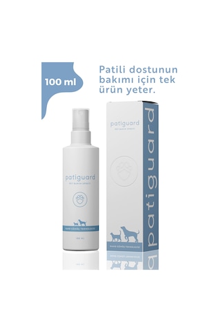 Patiguard Pet Nano Gümüş Evcil Hayvan Hijyen Bakım Spreyi 100 ML