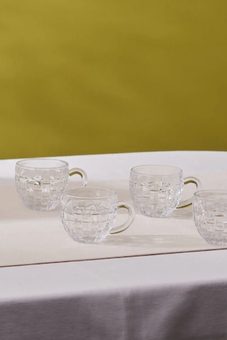 Karaca Emel 4 Kişilik Cam Çay Fincanı 180 Ml