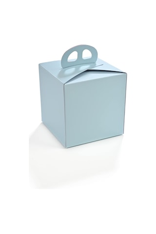 Pasta Kabı Pembe-mavi 10 X 10 Cm 100 Adet