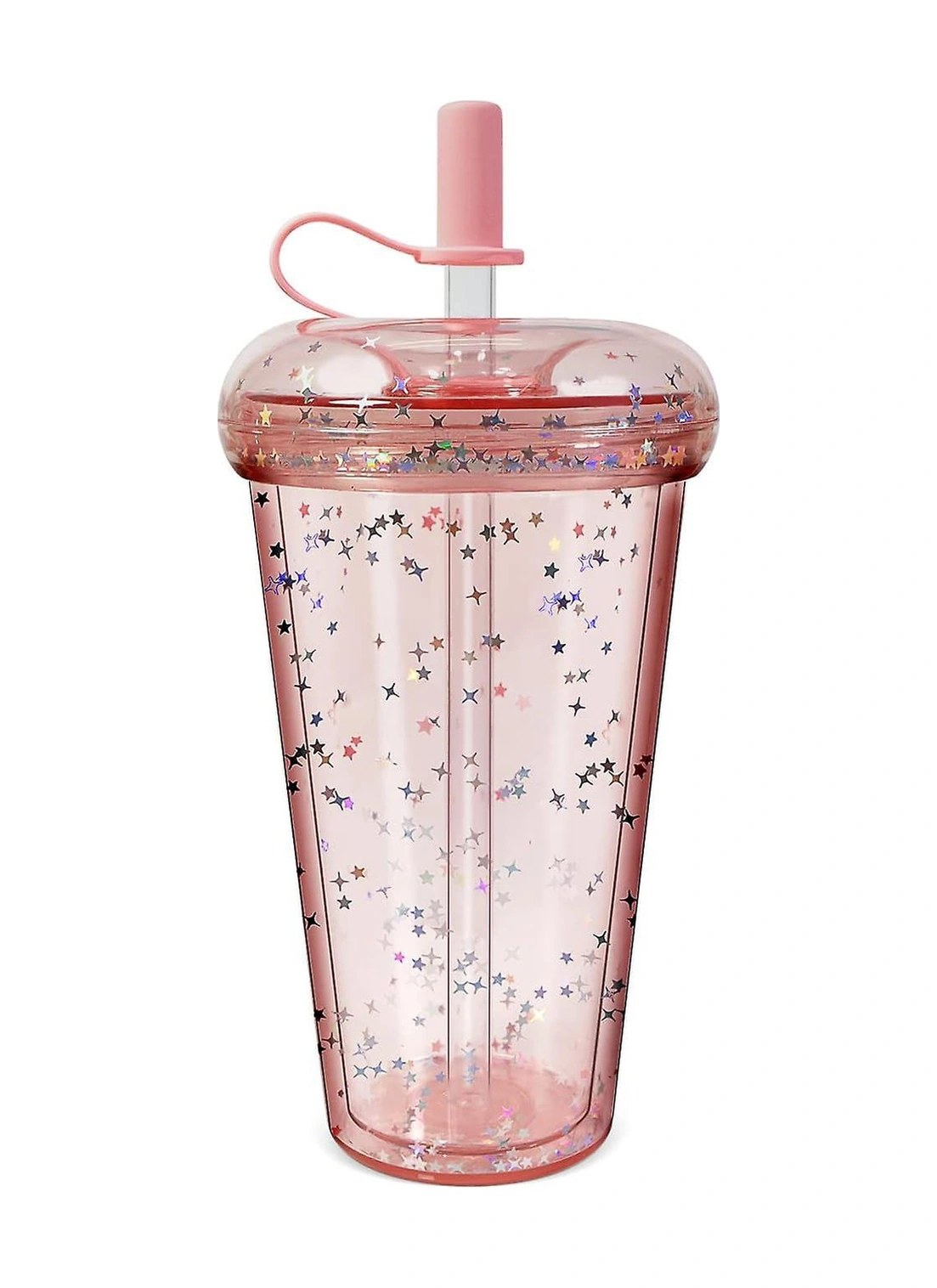 Munk Pipetli Kupa - Seyahat, Buzlu Kahve Ve Smoothie İçin 44 Cl Yeniden Kullanılabilir Kupa - Soğuk Ve Sıcak İçecekler İçin Şeffaf Plastik Kupa