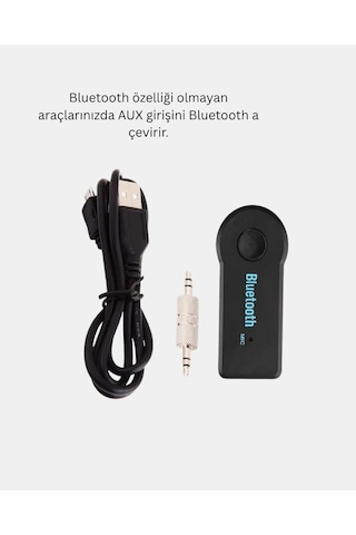 Vexor Car Bluetooth Aux Oto Mp3 Player Kablosuz Müzik Ve Görüşme Cihazı