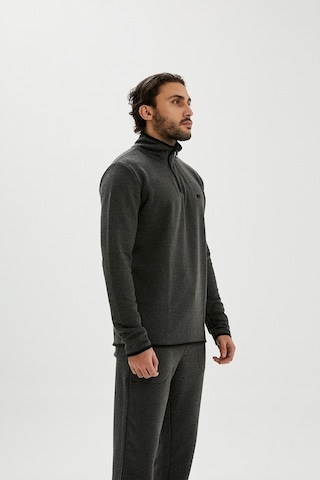Bad Bear Erkek Sweatshirt Backup Half Zip 210212029-Ant (508595388) Gri