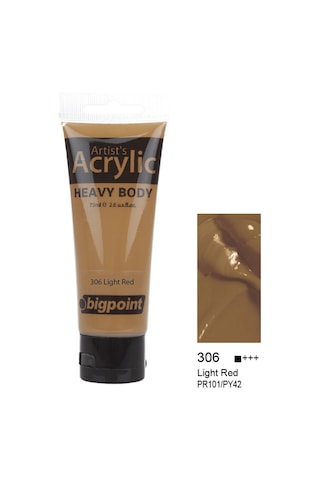 Bigpoint Akrilik Boya 75 ml Light Red 306