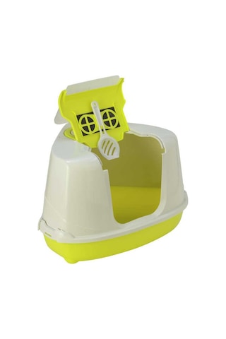 Moderna Flip Köşe Kapalı Kedi Tuvaleti 45 x 56 x 38.5 CM