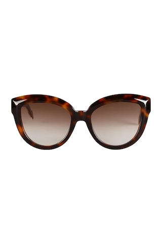 Original Vintage Sunglasses Naples Cıty Nc 04 Havana 52 Kadın Güneş Gözlüğü