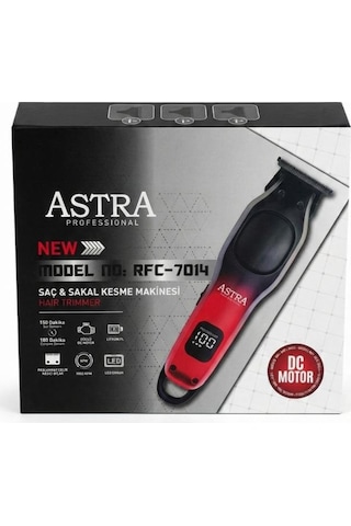 Astra Rfc-7014 Dc Motor 9000 Rpm Saç Sakal Sıfırlama T Başlık Tıraş Makinesi