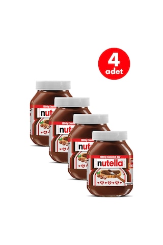Nutella Kakaolu Fındık Kreması 1 Kg - 4 Adet