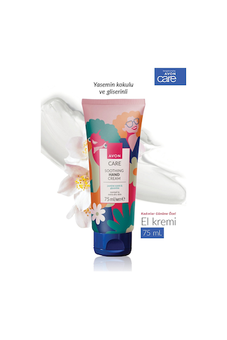 Avon Care Shimmering Gliserin İçeren Yasemin Kokulu Vücut Losyonu 400 ML + El Kremi 75 ML