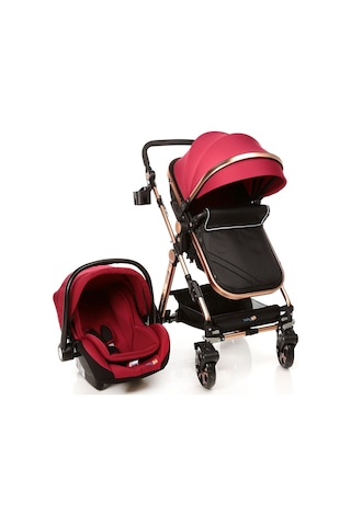 Baby Plus Canyon Travel Sistem Bebek Arabası V2 Byp-244 Kirmizi BYP-244_Kirmizi