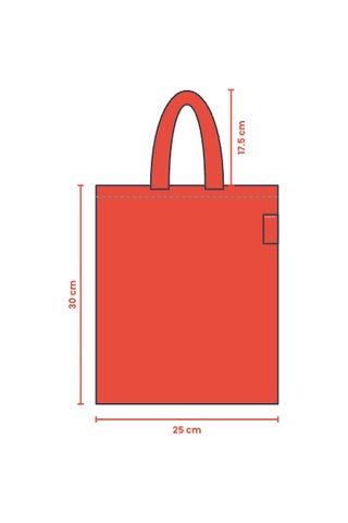 Baghashtag Mini Kırmızı Bez Çanta Diğer