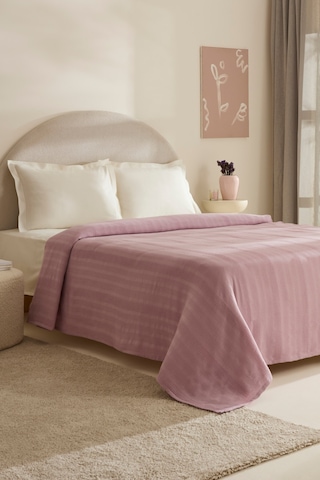 Karaca Home Layna Ecocell Tek Kişilik Tek Pike Mürdüm Mürdüm