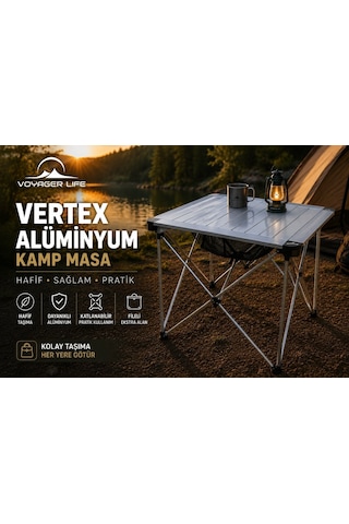 Apnea Voyager Life Vertex Aluminyum Kamp Masa Çok Renkli