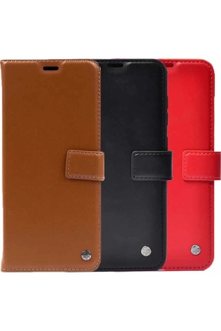 Galaxy Uyumlu S21 Plus Kılıf Zore Kar Deluxe Kapaklı Kılıf