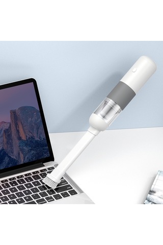 Cbtx V01 Taşınabilir El Araç Süpürgesi Kablosuz Otomatik Elektrikli Süpürge - Beyaz / Gri