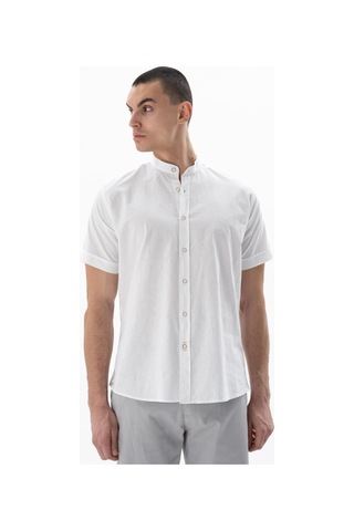 AR-MA Arma Erkek Kısa Kollu Regular Fit Keten Gömlek Y25485116601 001