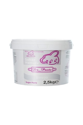 Dr Paste Şeker Hamuru 2,5 Kg - Beyaz