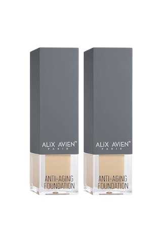 Yaşlanma Karşıtı Vitamin İçeren Nemlendirici Spf15+ Fondöten - Anti Aging Foundation 508 Sable Sand 2 Paketi