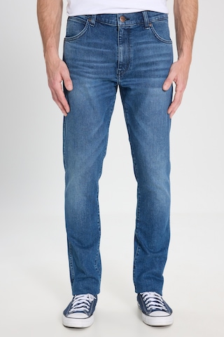 Wrangler Slim Fit Dar Kesim Düşük Bel Normal Paça Larston Mavi Esnek Jean Denim Pantolon Indigo