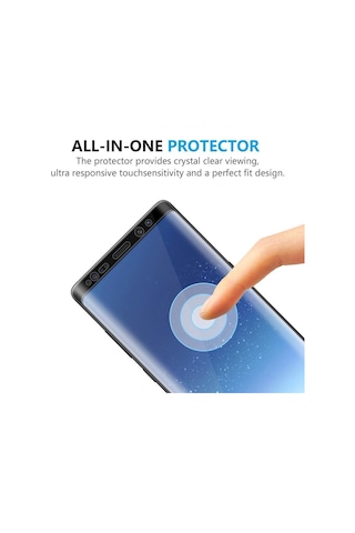 Buff Galaxy Note 8 İle Uyumlu 5d İle Uyumlu Glass Ekran Koruyucu