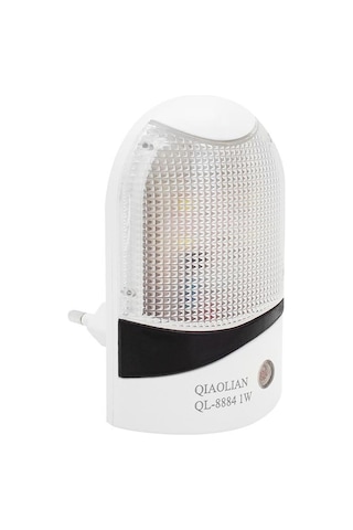 Powermaster Pm-34096 1 Watt Ledli Fotoselli Sensörlü Gece Lambası Beyaz