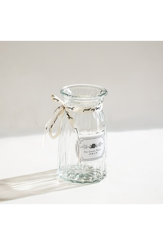 Porsima Dhz90220 Dekoratif Cam Vazo Şeffaf 14cm-400ml