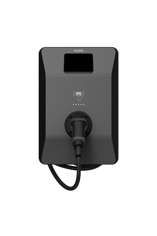 Vestel ZES4-AC22SWLDMID T2P Smart 22Kw Wifi'li Kablolu Ekranlı Elektrikli Araç Şarj İstasyonu