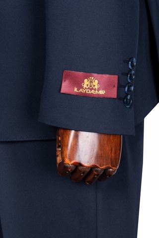 İlayda Emir Luxury, İtalyan Kesim, Slim Fit, Blazer, Erkek Takım Lacivert