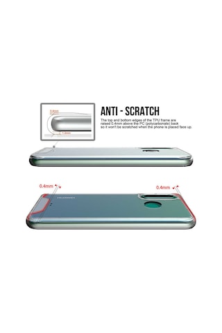 Huawei P30 Lite Kilif Seffaf Sararmaz Gard Silikon 392476705