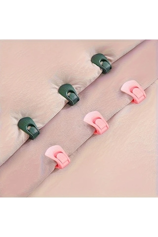 Willowhaven Pembe 6lı Yatak Pike Klipsi Kaymaz Tutucu Ve Ayarlanabilir