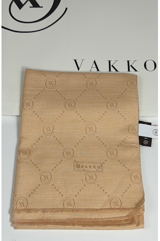 Pamuk İpek Şal - 68 X 200 - 6356 Somon