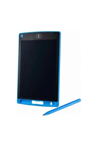 Dijital Kalemli Çizim Yazı Tahtası Not Yazma Eğitim Tableti Writing Tablet 8,5 Inç Mavi
