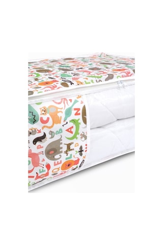 Vedsey 5' Li 50x70x25 Set Hayvan Desenli Baza Altı Organizer Hurç Çok Renkli